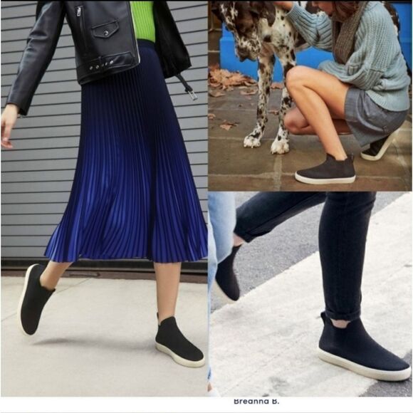 Rothy’s The Chelsea Boot Black Sz 6.5 - Picture 12 of 13